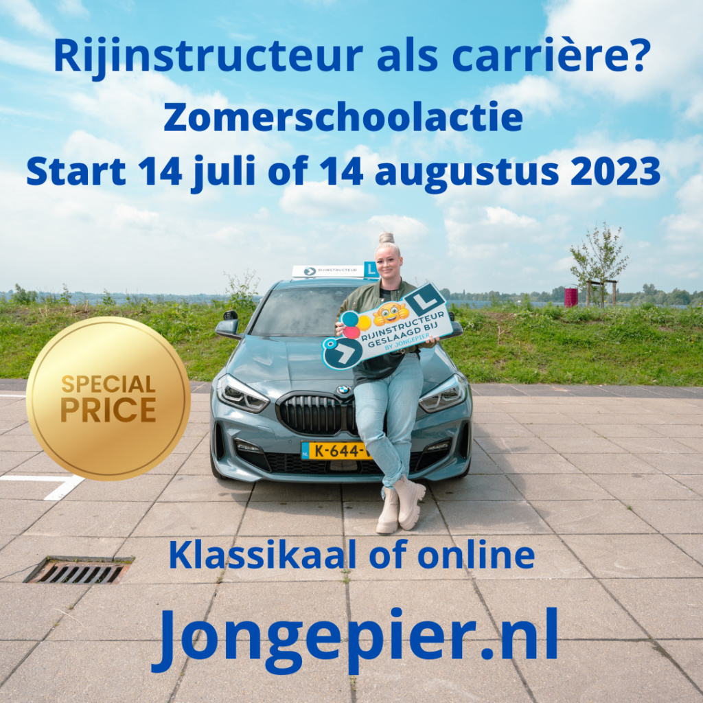 Rijinstructeur Opleiding Met 100% Baangarantie