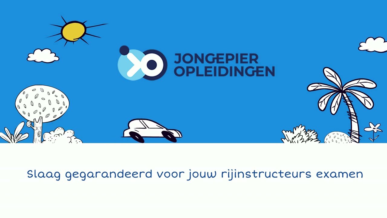 Een toekomstige rijinstructeur volgt praktijkles en krijgt persoonlijke begeleiding van een opleider bij Jongepier.