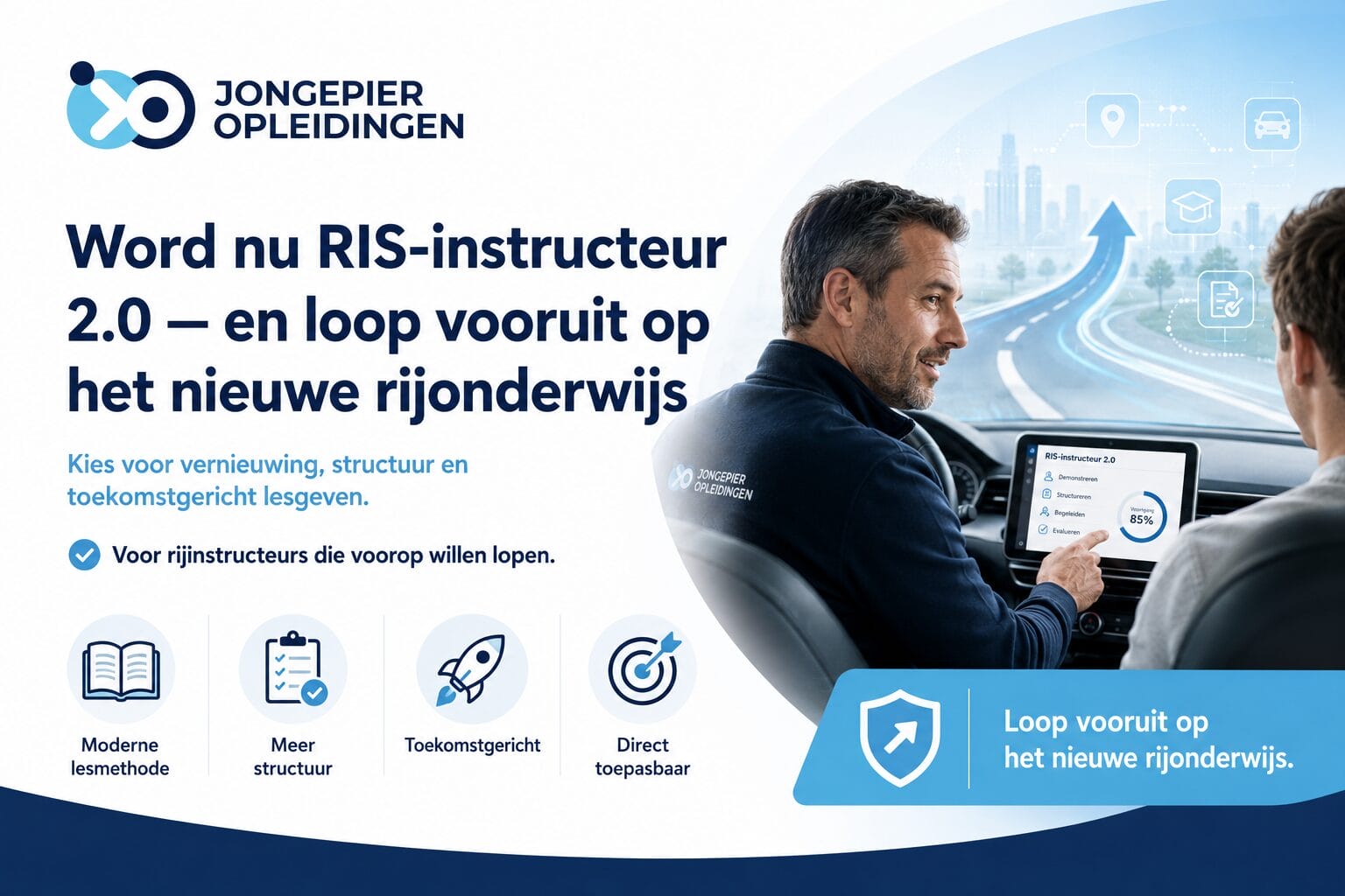 Word nu RIS-instructeur 2.0 — en loop vooruit op het nieuwe rijonderwijs