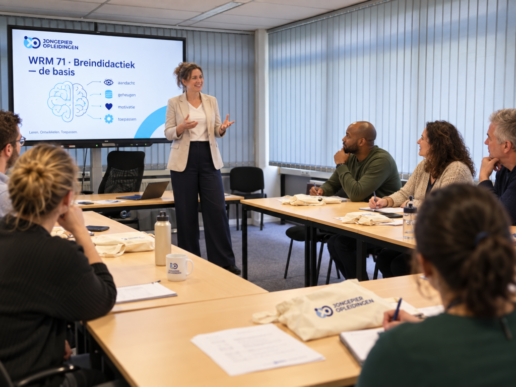 WRM-bijscholing Breindidactiek: klassikale lesdag bij Jongepier Opleidingen