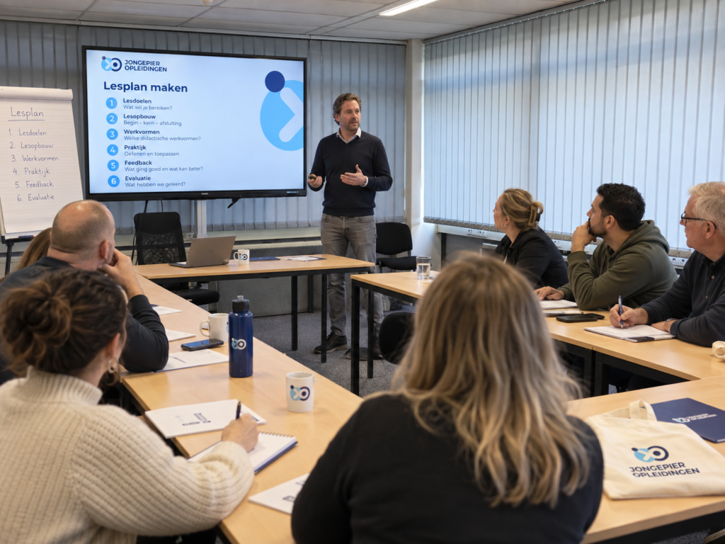 WRM-bijscholing Lesplan maken: klassikale lesdag bij Jongepier Opleidingen