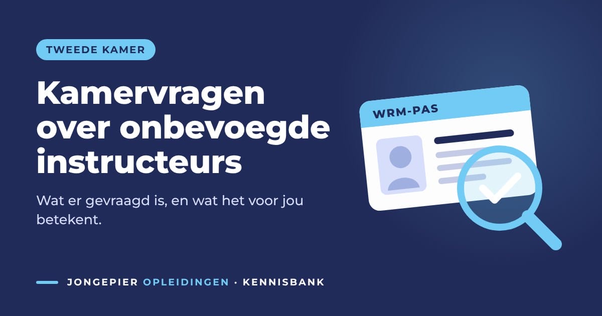Kamervragen over onbevoegde rijinstructeurs